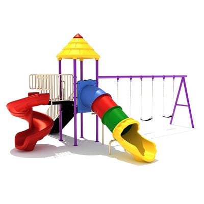 MYTS Mega Adventure Playcell kids swings and wavy slide